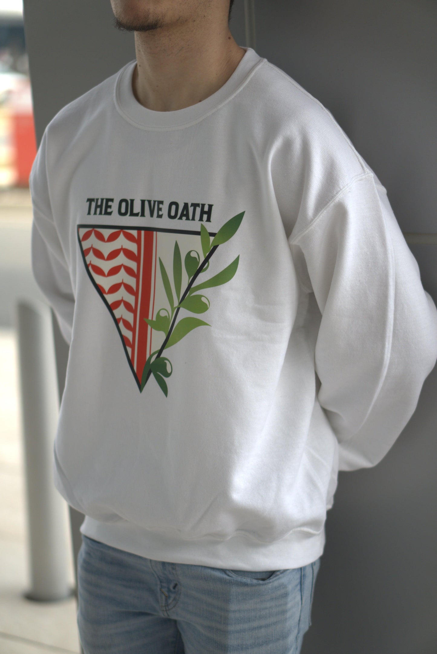 The Olive Oath - Triangle Design Sweatshirt - The Olive Oath