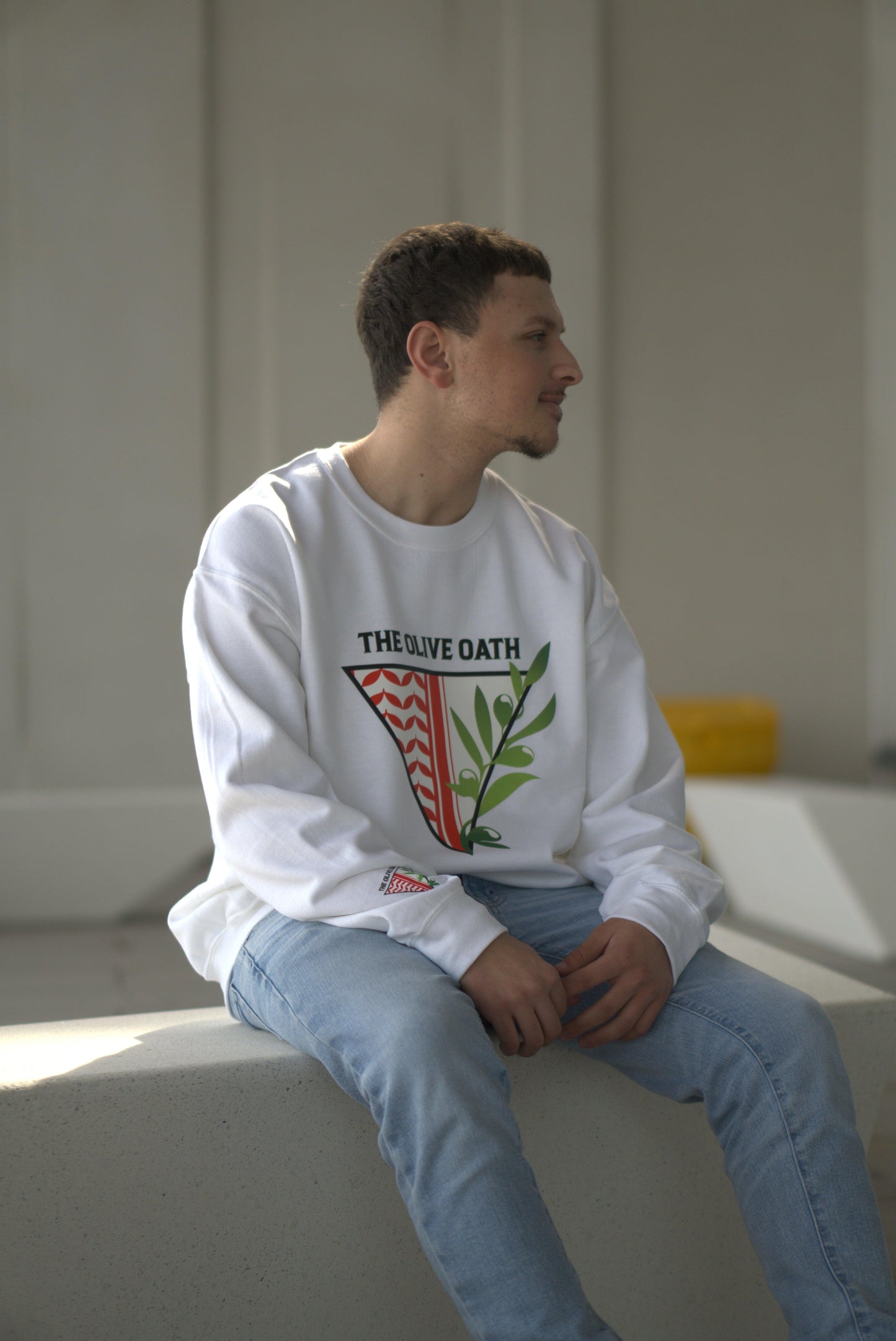 The Olive Oath - Triangle Design Sweatshirt - The Olive Oath