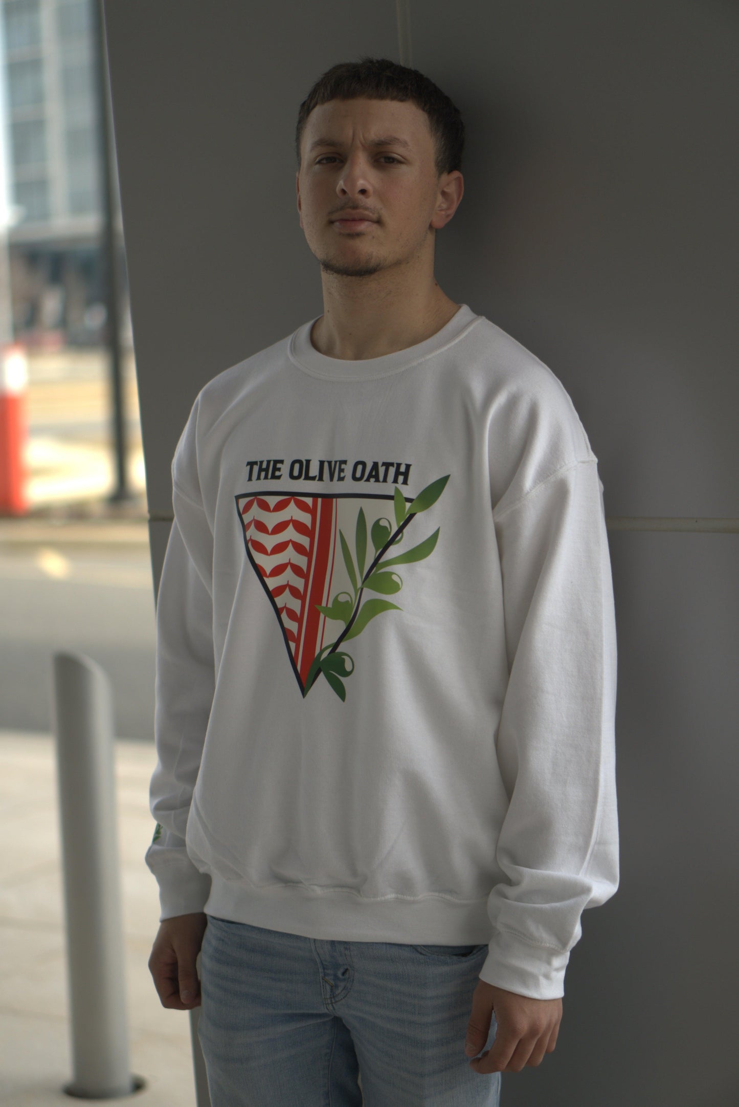 The Olive Oath - Triangle Design Sweatshirt - The Olive Oath