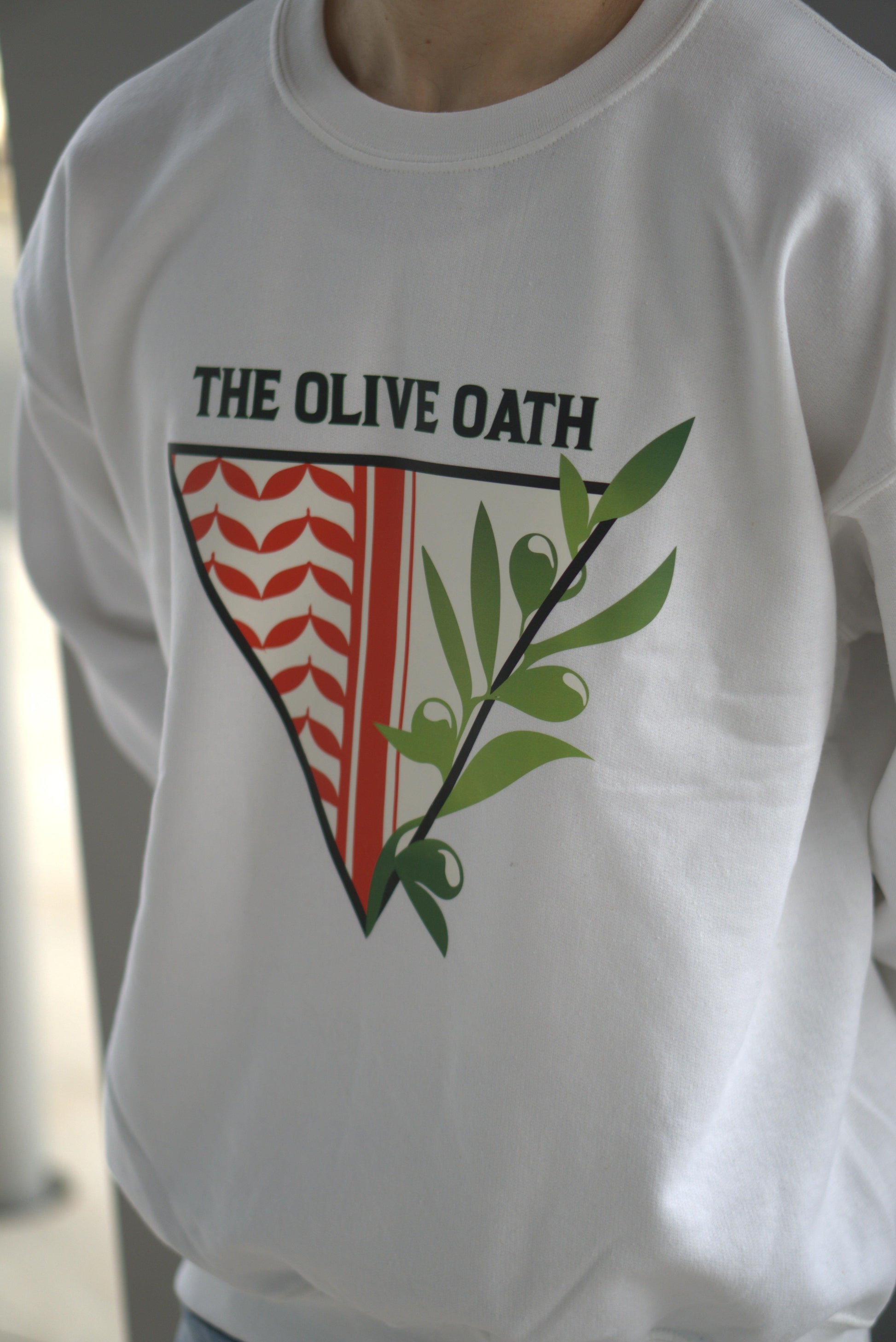 The Olive Oath - Triangle Design Sweatshirt - The Olive Oath